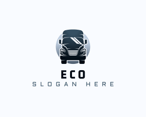 Courier Truck Automotive logo design