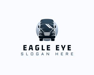 Courier Truck Automotive logo design