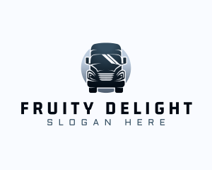 Courier Truck Automotive logo design