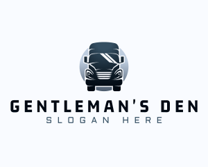 Courier Truck Automotive logo design