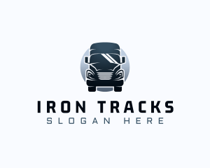 Courier Truck Automotive logo design