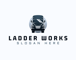 Courier Truck Automotive logo design