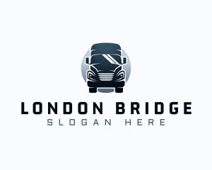 Courier Truck Automotive logo design