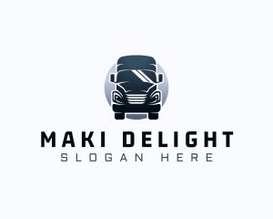 Courier Truck Automotive logo design