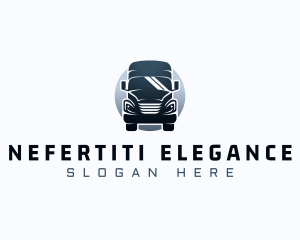 Courier Truck Automotive logo design