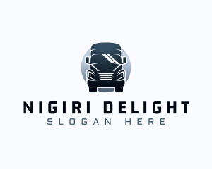 Courier Truck Automotive logo design