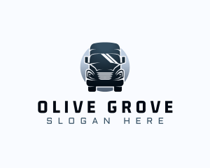 Courier Truck Automotive logo design