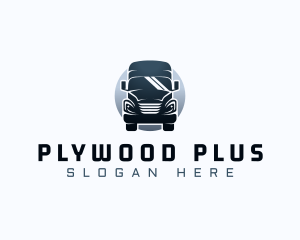 Courier Truck Automotive logo design