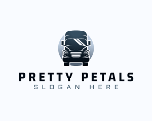 Courier Truck Automotive logo design