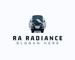 Courier Truck Automotive logo design