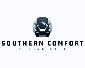 Courier Truck Automotive logo design