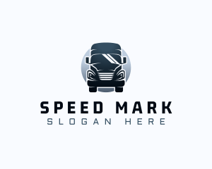 Courier Truck Automotive logo design