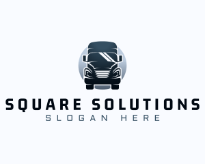 Courier Truck Automotive logo design