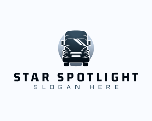 Courier Truck Automotive logo design