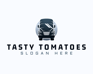 Courier Truck Automotive logo design