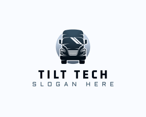 Courier Truck Automotive logo design