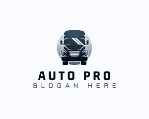 Automotive - Courier Truck Automotive logo design