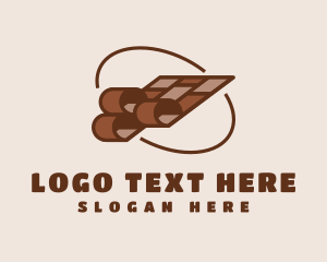 Wood - Modern Flooring Business logo design