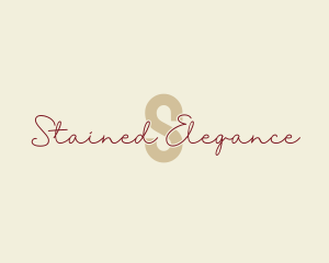 Handwritten Typography Script logo design