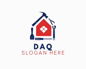 Painter - Home Renovation Tools logo design