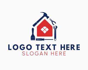 Wrench - Home Renovation Tools logo design