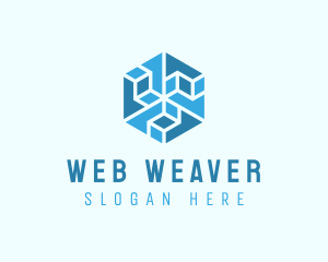 Blue Hexagon Construction logo design