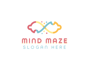 Puzzle - Infinity Puzzle Learning logo design