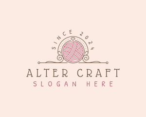 Yarn Crochet Crafting logo design