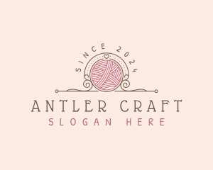 Yarn Crochet Crafting logo design