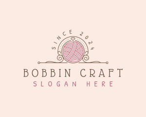 Yarn Crochet Crafting logo design