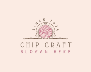 Yarn Crochet Crafting logo design