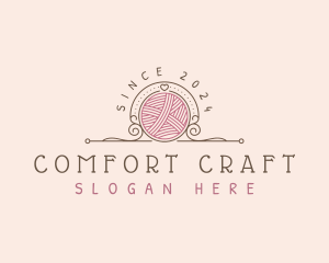 Yarn Crochet Crafting logo design