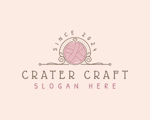 Yarn Crochet Crafting logo design