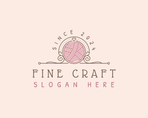 Yarn Crochet Crafting logo design