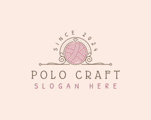 Yarn Crochet Crafting logo design