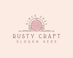 Yarn Crochet Crafting logo design