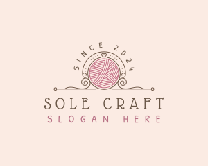 Yarn Crochet Crafting logo design