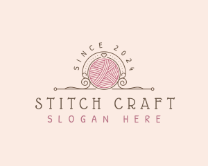 Yarn Crochet Crafting logo design