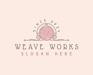 Yarn Crochet Crafting logo design