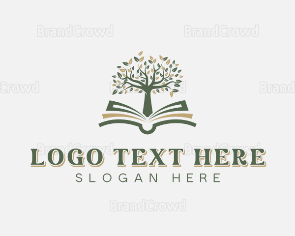 Educational Book Tree Logo