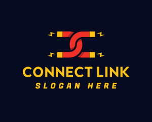 Link - Magnet Thunder Voltage logo design