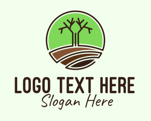 Green - Forest Tree Planting logo design