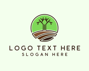 Eco - Forest Tree Planting logo design