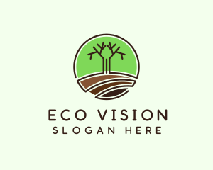 Forest Tree Planting logo design