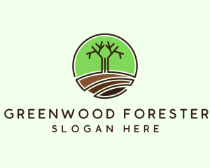 Forest Tree Planting logo design