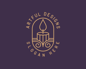 Candlelight Interior Design logo design