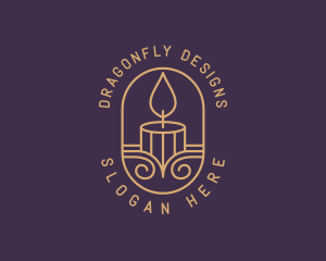 Candlelight Interior Design logo design