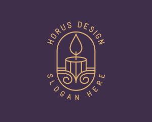 Candlelight Interior Design logo design