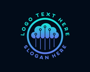 Gadget - Digital Cyber Cloud logo design
