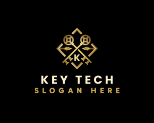 Premium Realtor Key logo design